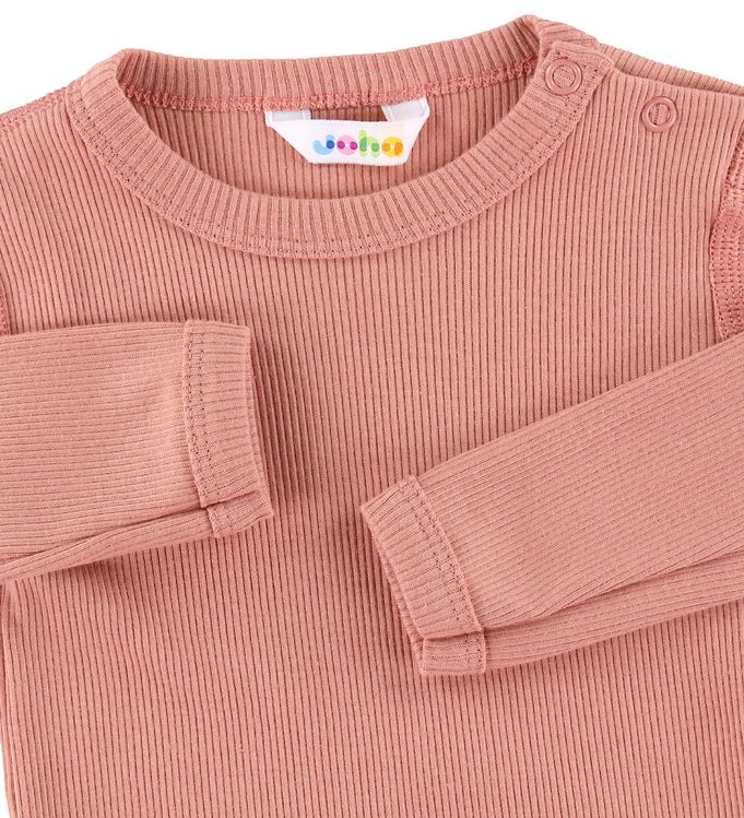 Langarm Body Baumwolle Joha 'Rosa'