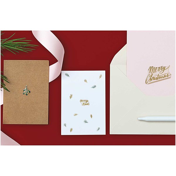 PAPER POETRY Gel-Sticker 'Jolly Christmas Pastell'