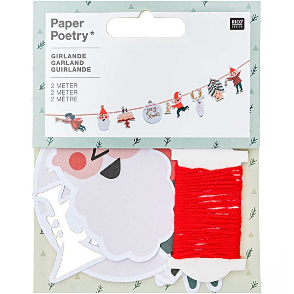 Paper Poetry Girlande 'Jolly Christmas Classic'