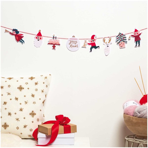 Paper Poetry Girlande 'Jolly Christmas Classic'