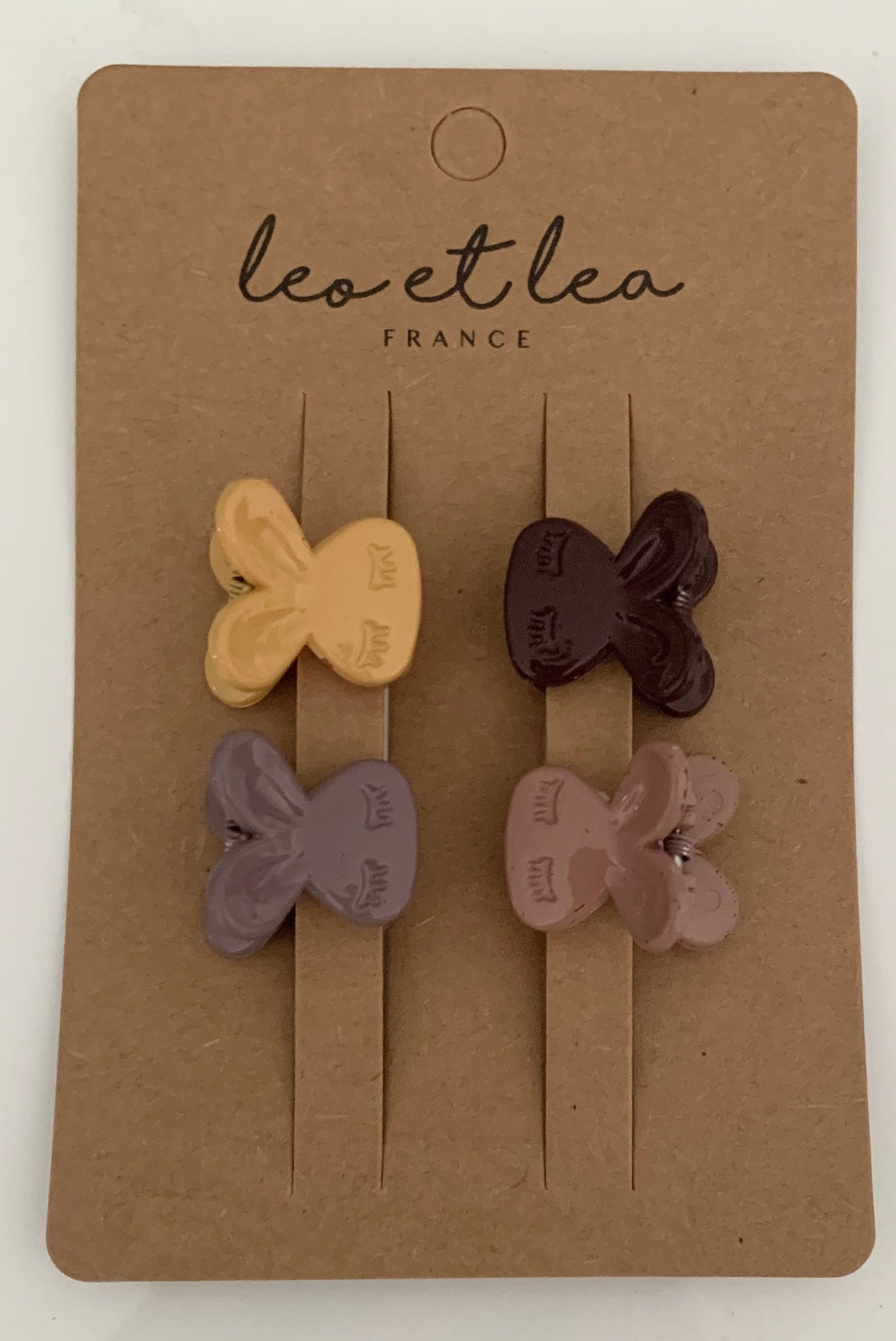 Haarspangen im Rabbit Design Color Mix Yellow Rose I Leo et Lea