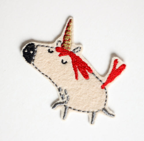Aufnäher 'Einhorn' von Halfbird
