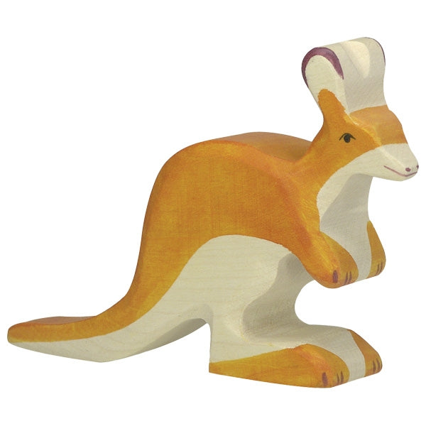 Holzfigur 'KÄNGURU' Holztiger