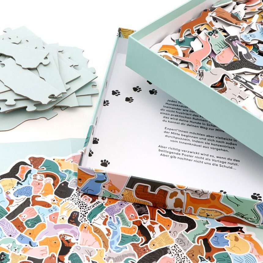 299 Hunde und eine Katze I Puzzle  Laurence King Verlag