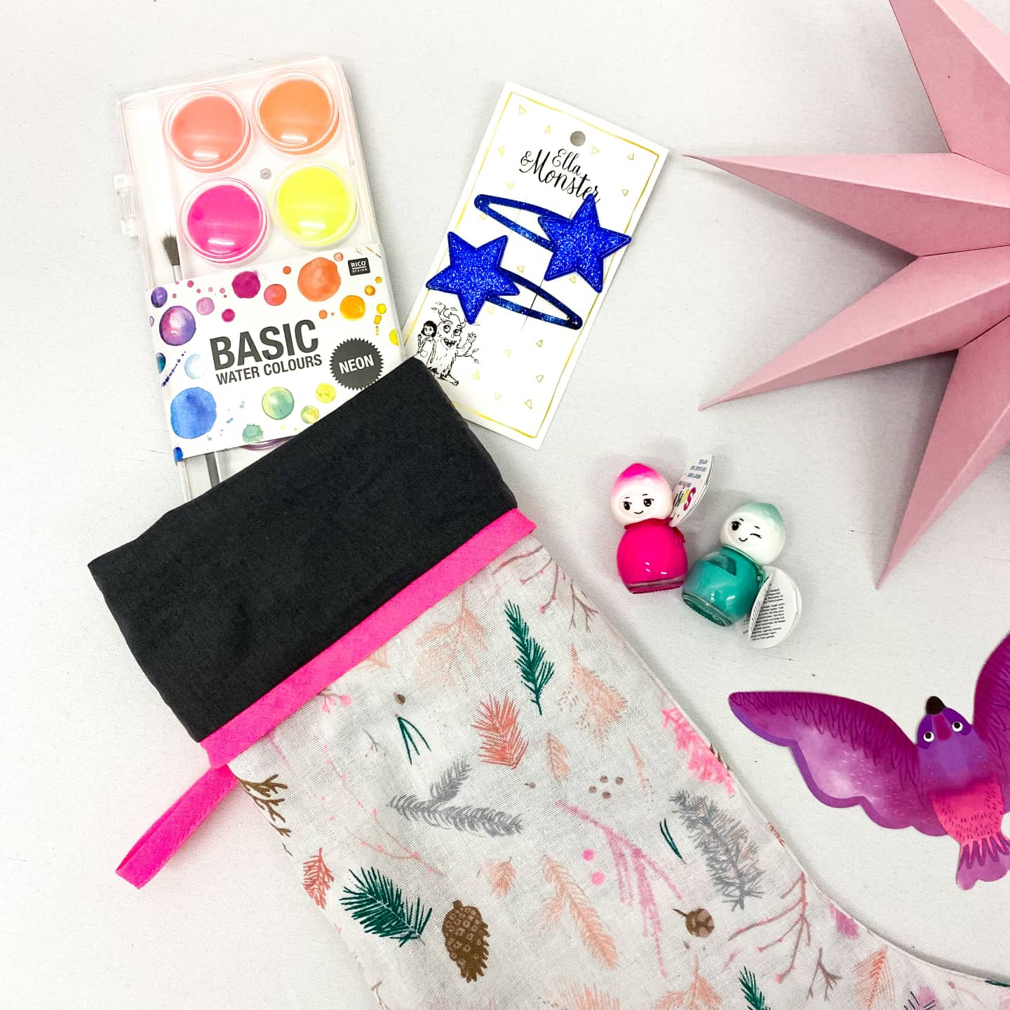 NikolausStiefel 'XMAS NeonPink'