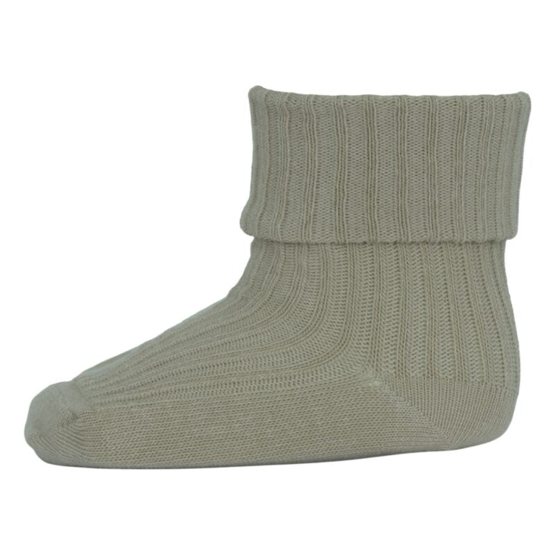MP Denmark Cotton Baby Rib Socken 'Desert Sage'