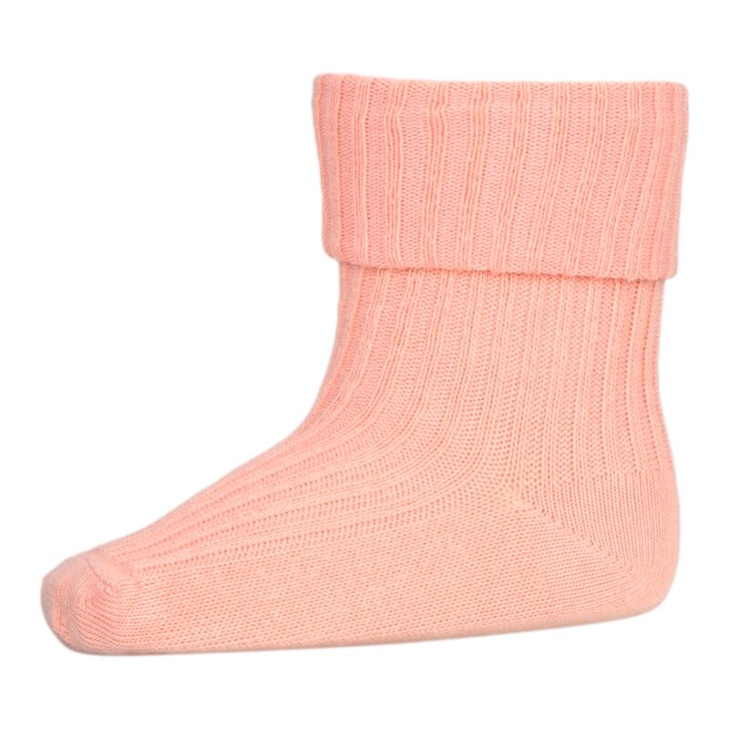 MP Denmark Cotton Baby Rib Socken 'Guava'
