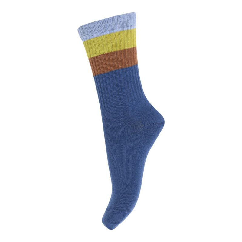 MP Denmark Socken 'wide stripes - true navy'