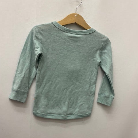 Joha Longsleeve Merinowolle hell Mint Sommerwolle