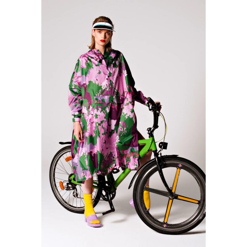 Rainkiss Regenponcho 'Digi Spring Camo'