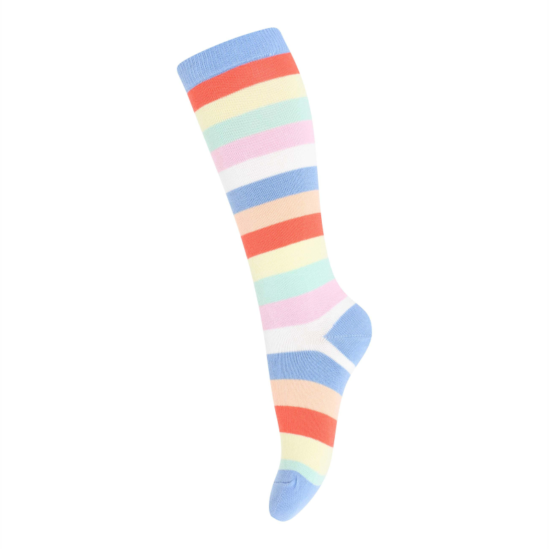 MP Denmark Socken 'stripe knee socks - blue heron'