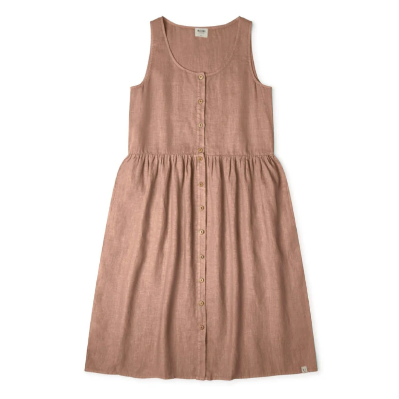 Matona Gerafftes Kleid 'rosewood'