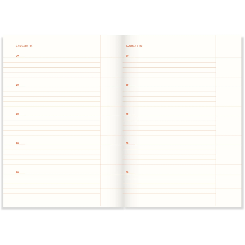 A-Journal 5Jahres Tagebuch 'Streifen'