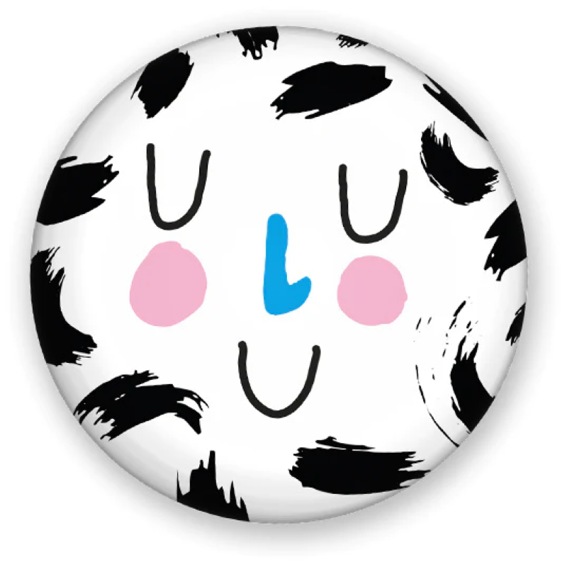 Unter Pinien Button 'Cool Stracciatella'