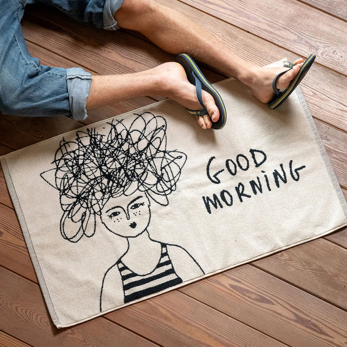 helen b Badematte 'good morning'