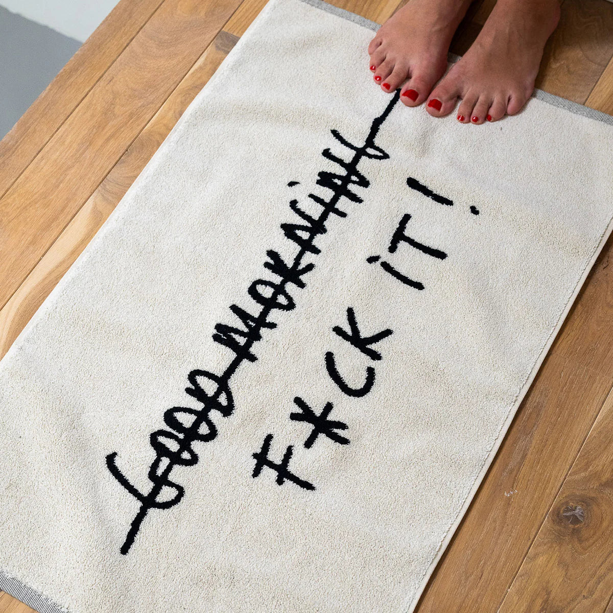 helen b Badematte 'f*ck it