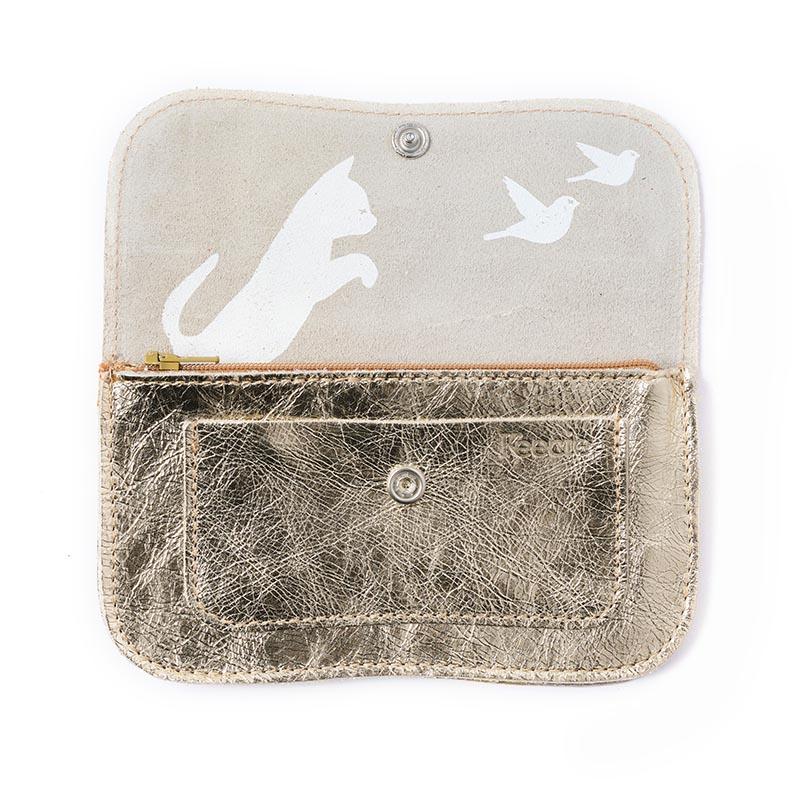 Portemonnaie 'Cat Chase Medium' von Keecie verschiedene Farben
