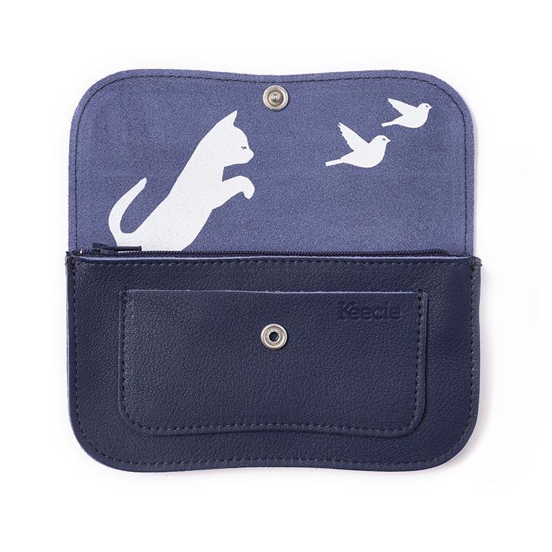 Portemonnaie 'Cat Chase Medium' von Keecie verschiedene Farben