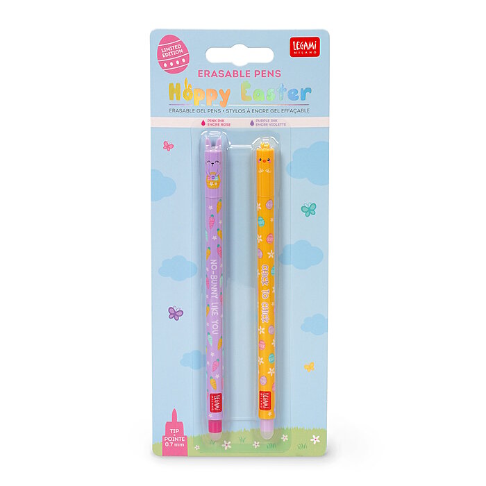 Legami Löschbare Gelstifte Set 'Oster Edition 2025' erasable gel pen happy easter