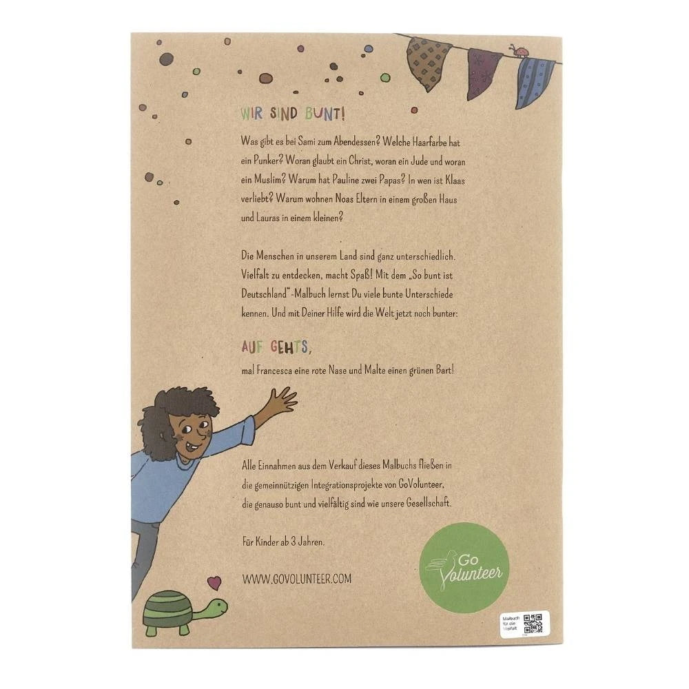 Malbuch 'So bunt ist unsere Welt'