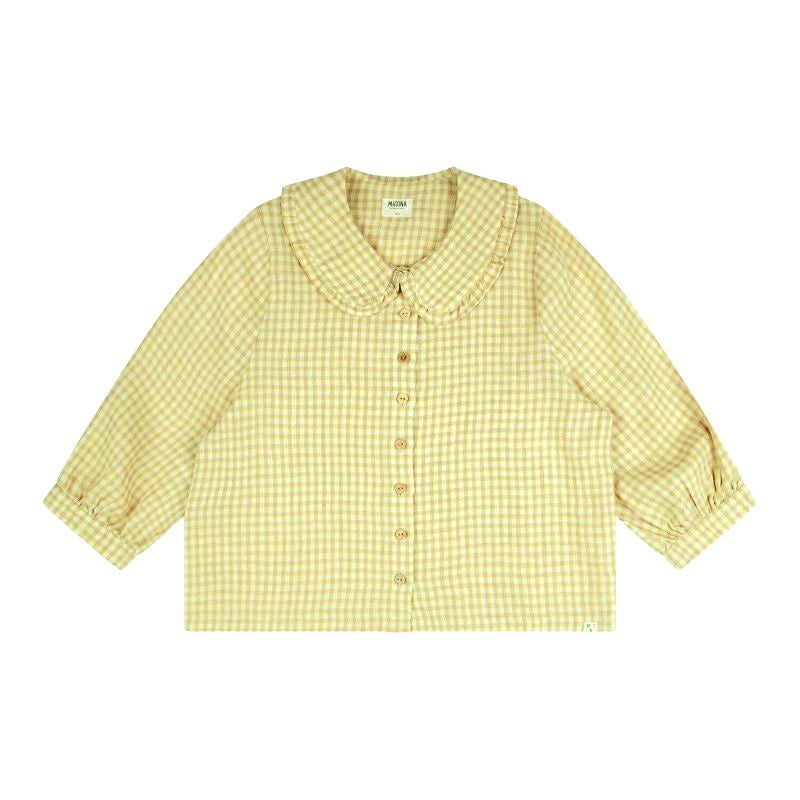 Matona Everyday Blouse 'dijon check' (XS-XL)