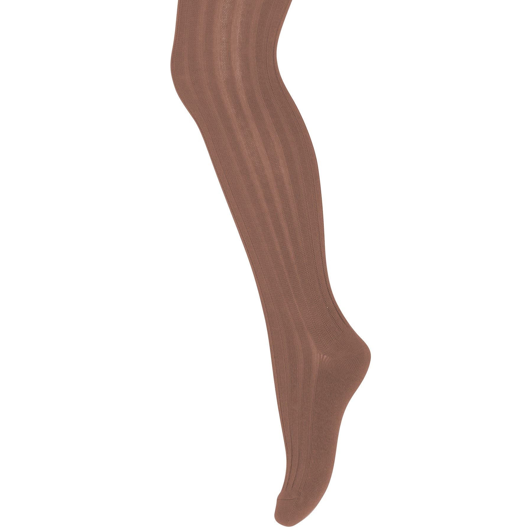 MP Denmark Rippstrumpfhose 'Baumwolle/Russet'