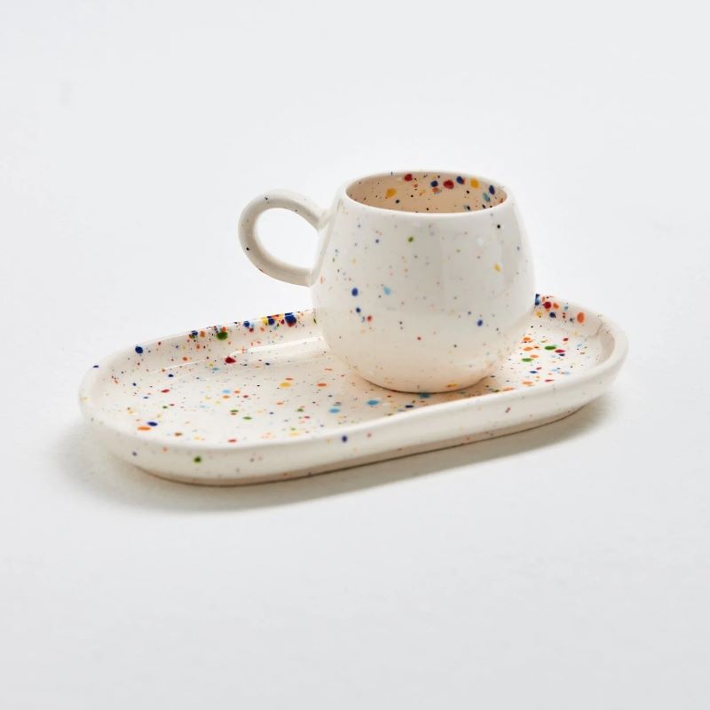 Egg Back Home New Party Espresso-Tasse 'Kugel Weiß 90ml' (NEUE Party Serie)