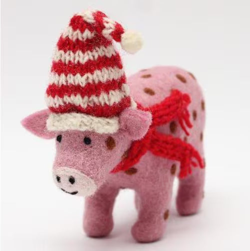World of Craft -Schwein mit Mütze-