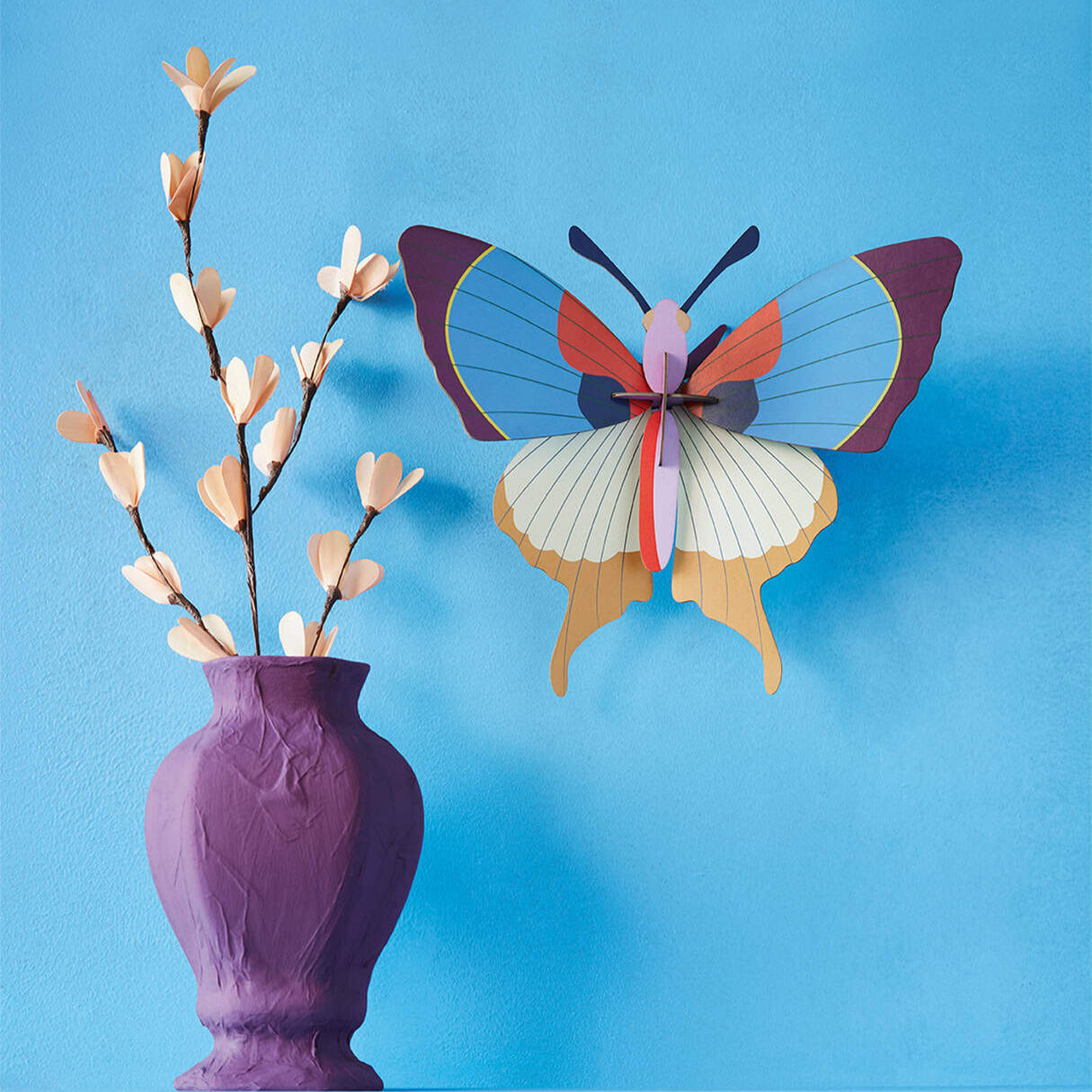 Studio ROOF 'Plum Fringe Butterfly'