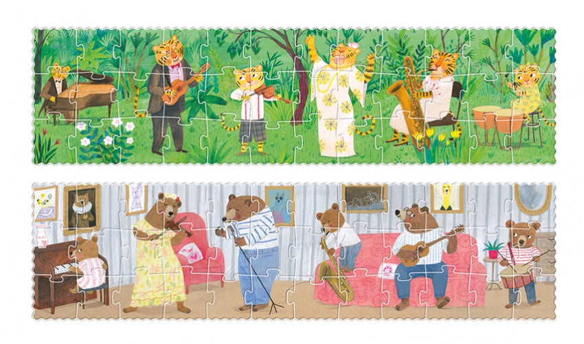 Londji Wende-Pocket-Puzzle 'Wild Music' ab 3 Jahre
