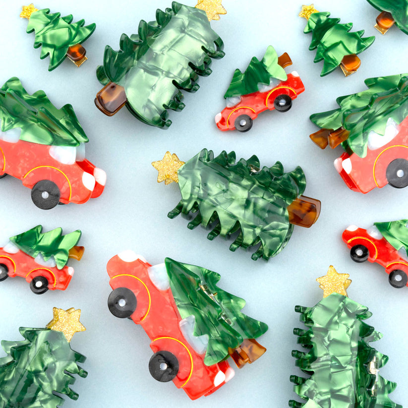 Coucou Suzette Haarklammer 'driving home for christmas'