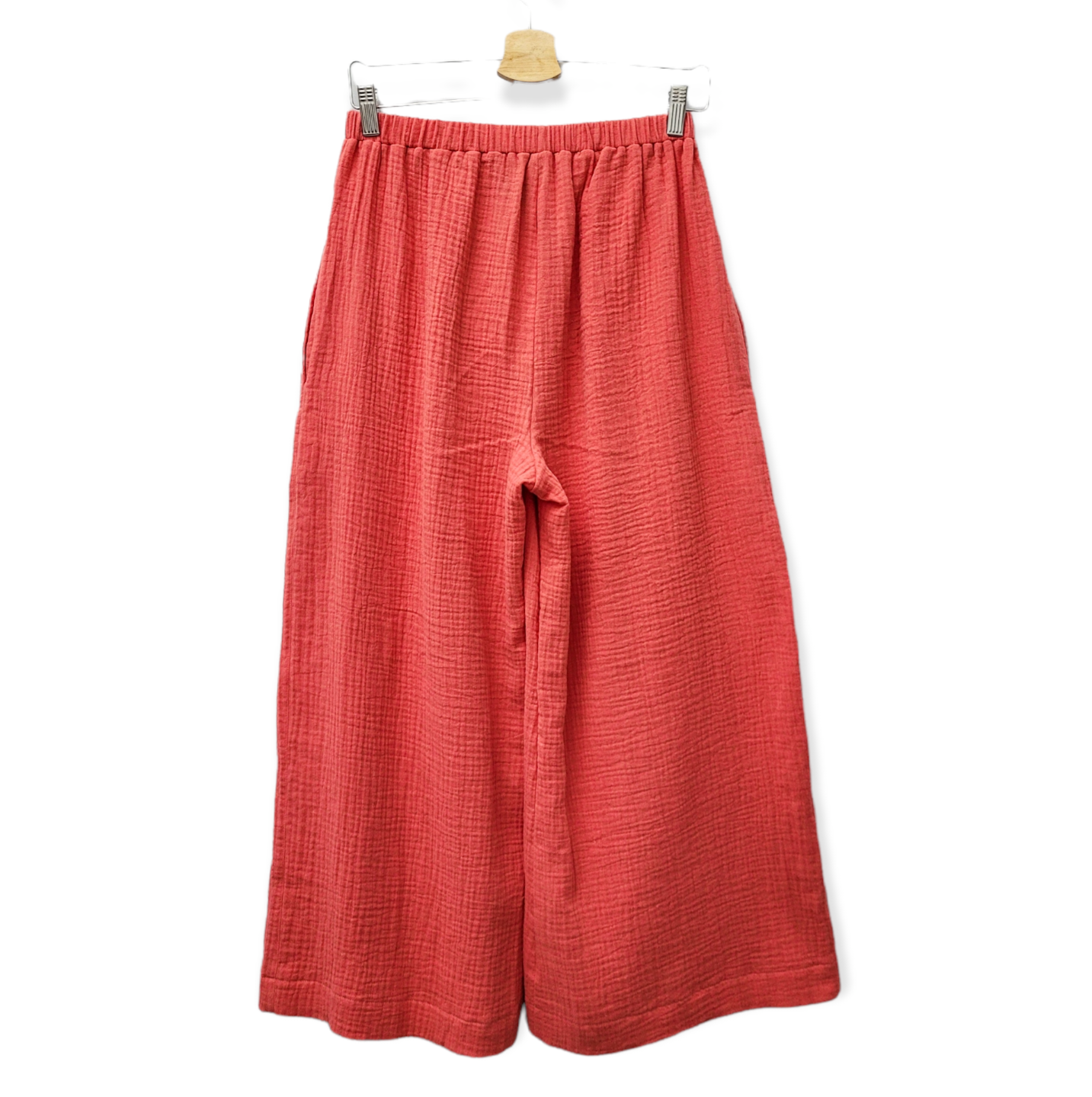 Culotte Musselin Damen Koralle