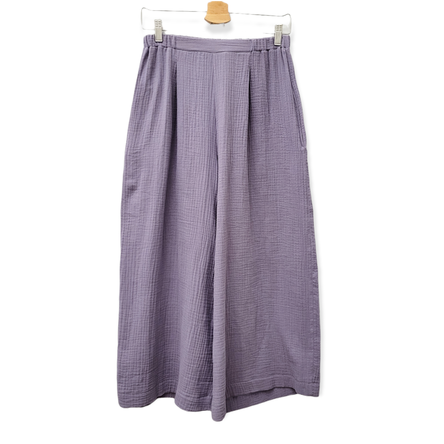 Culotte Musselin Damen flieder