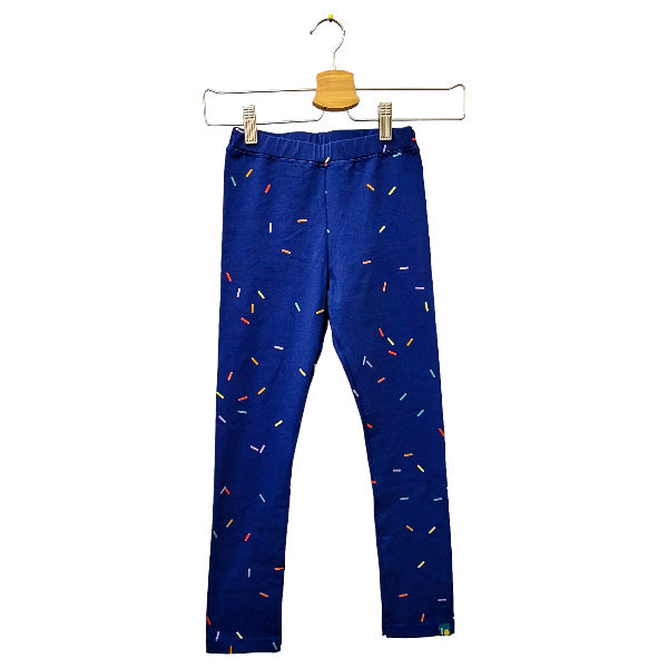Leggings 'Konfetti blau'