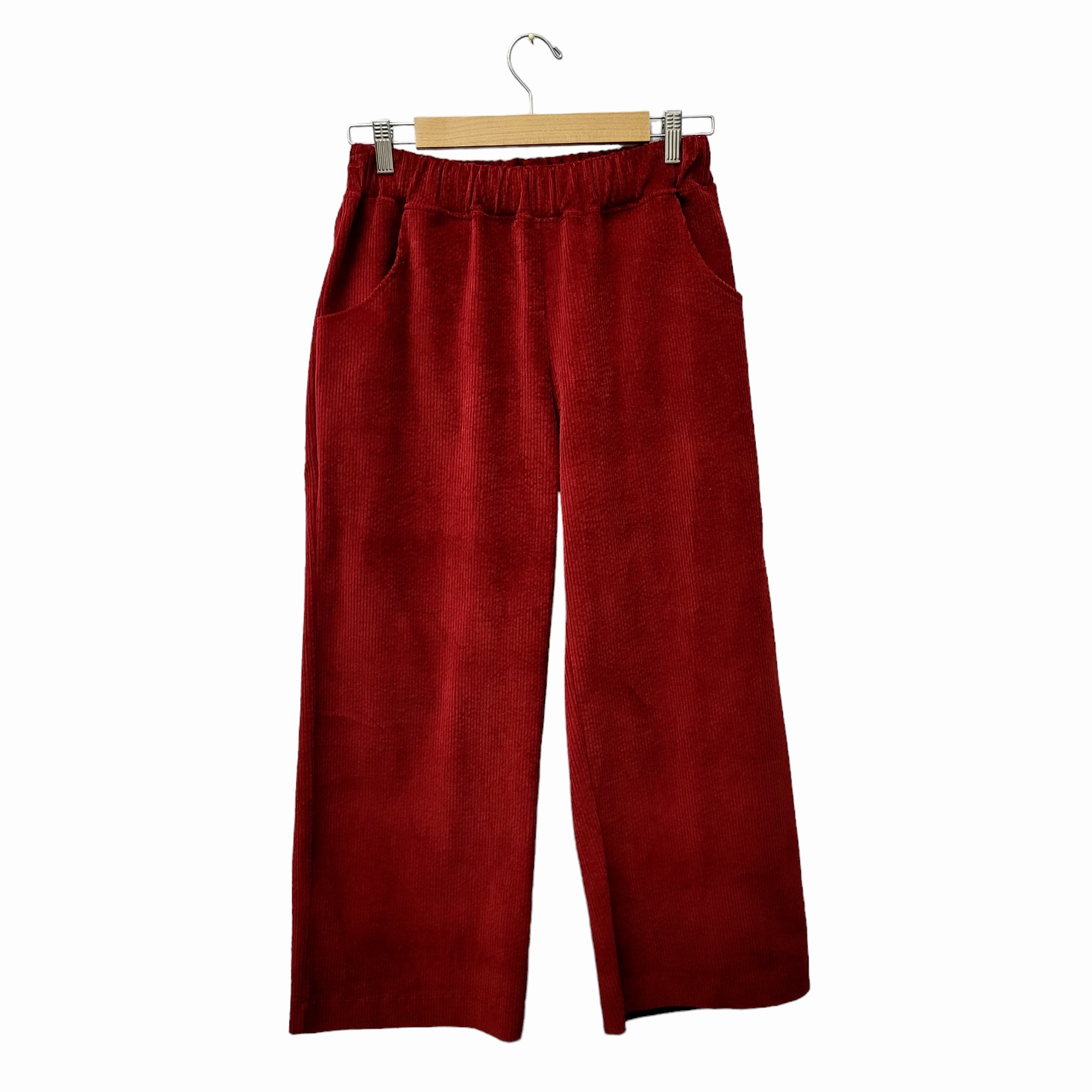 CORDULA Cord Culotte Ladies 'dunkles Kirschrot'