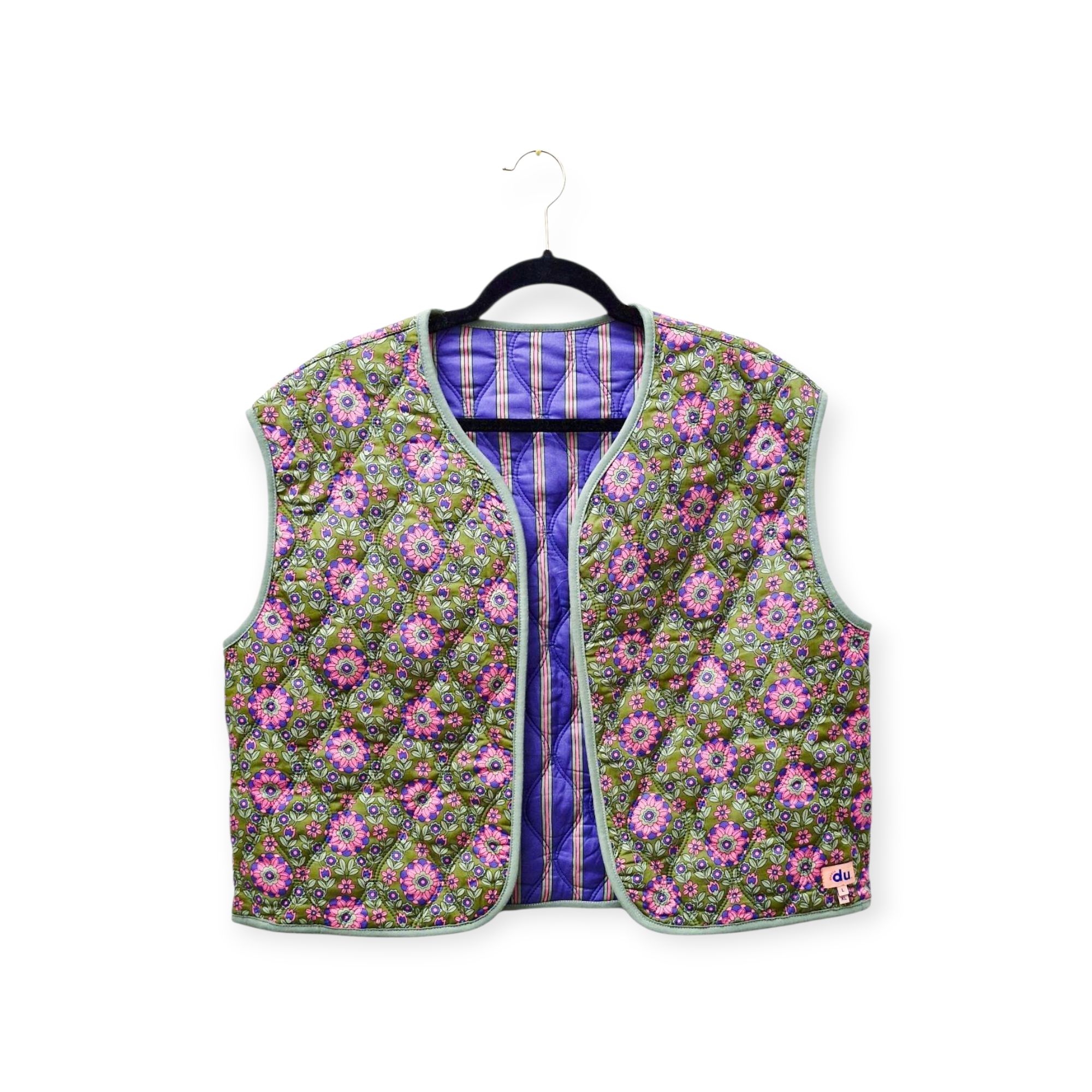 studio du. Wendeweste "salbei lila" Stepp