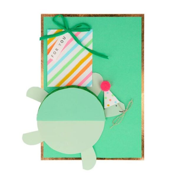 Pop-Up Grusskarte 'SCHILDKRÖTE' MeriMeri