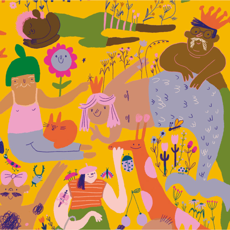 Puzzle 'Everybody Has a Body von Slinga - 1000 Teile' Wonderpieces