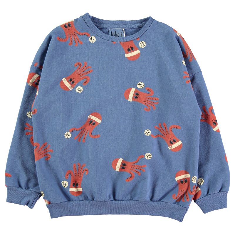 Sweatshirt 'Octopuses' Lötiekids (Blue)