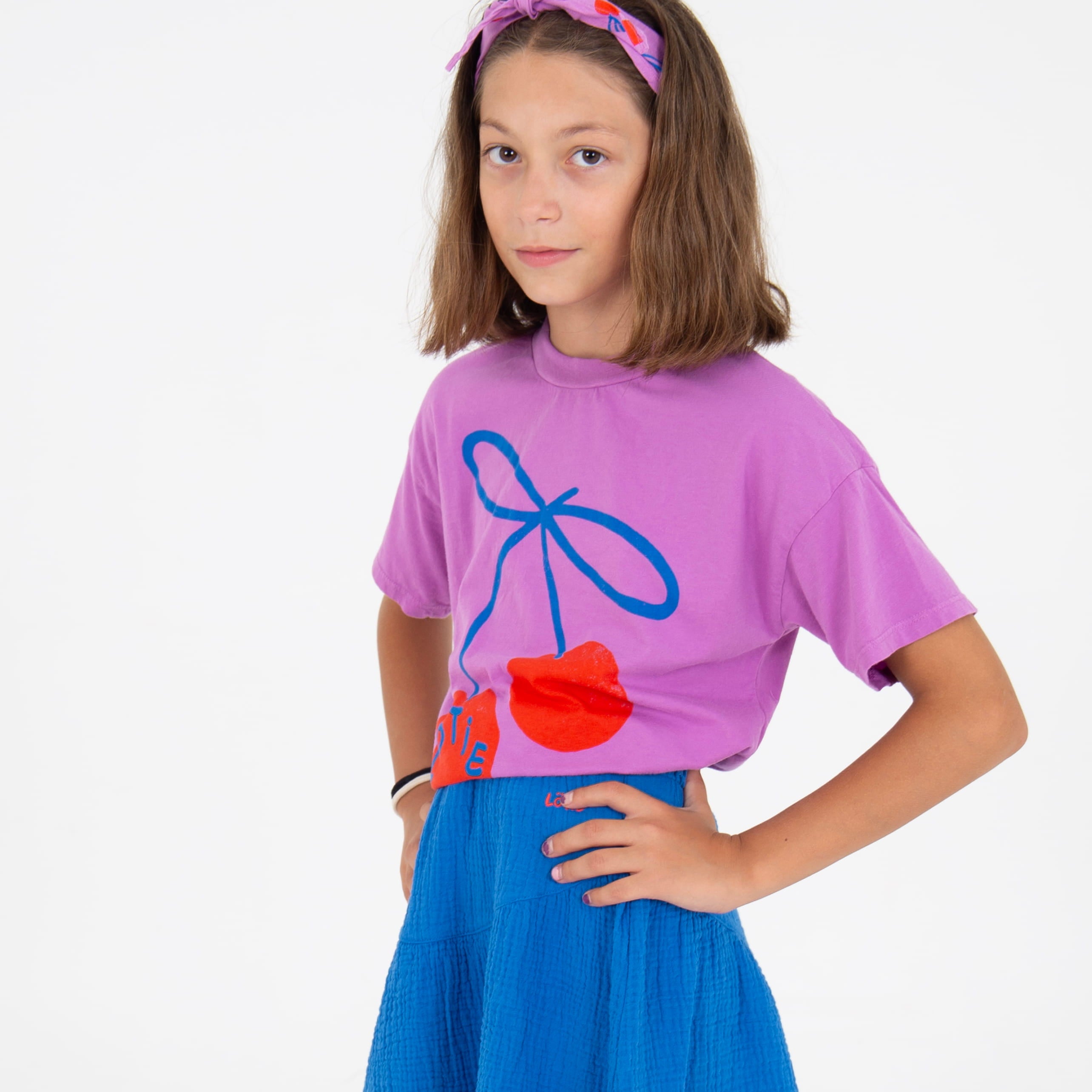 Lötiekids Wide fit T Shirt Magenta