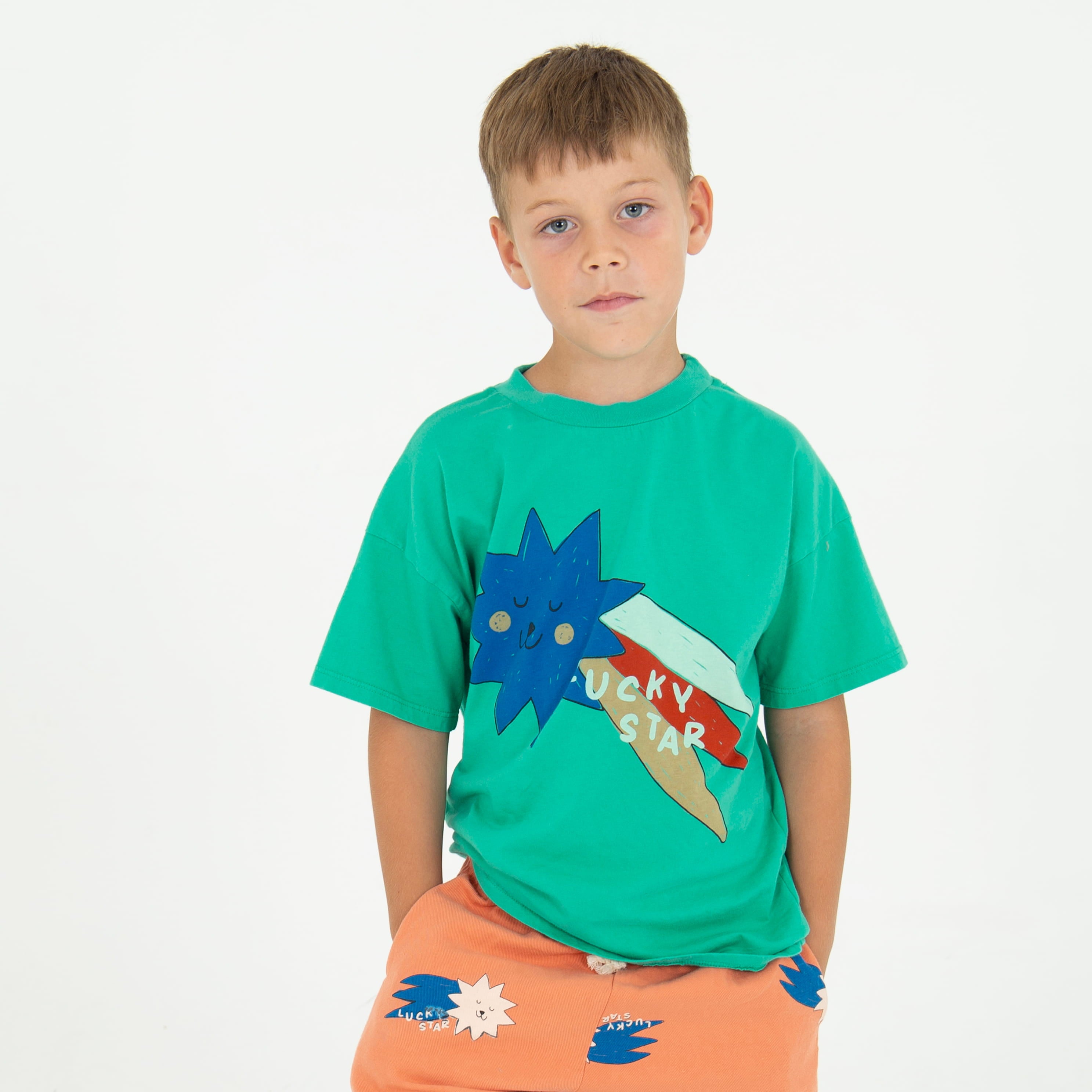 Lötiekids Wide fit T Shirt Green
