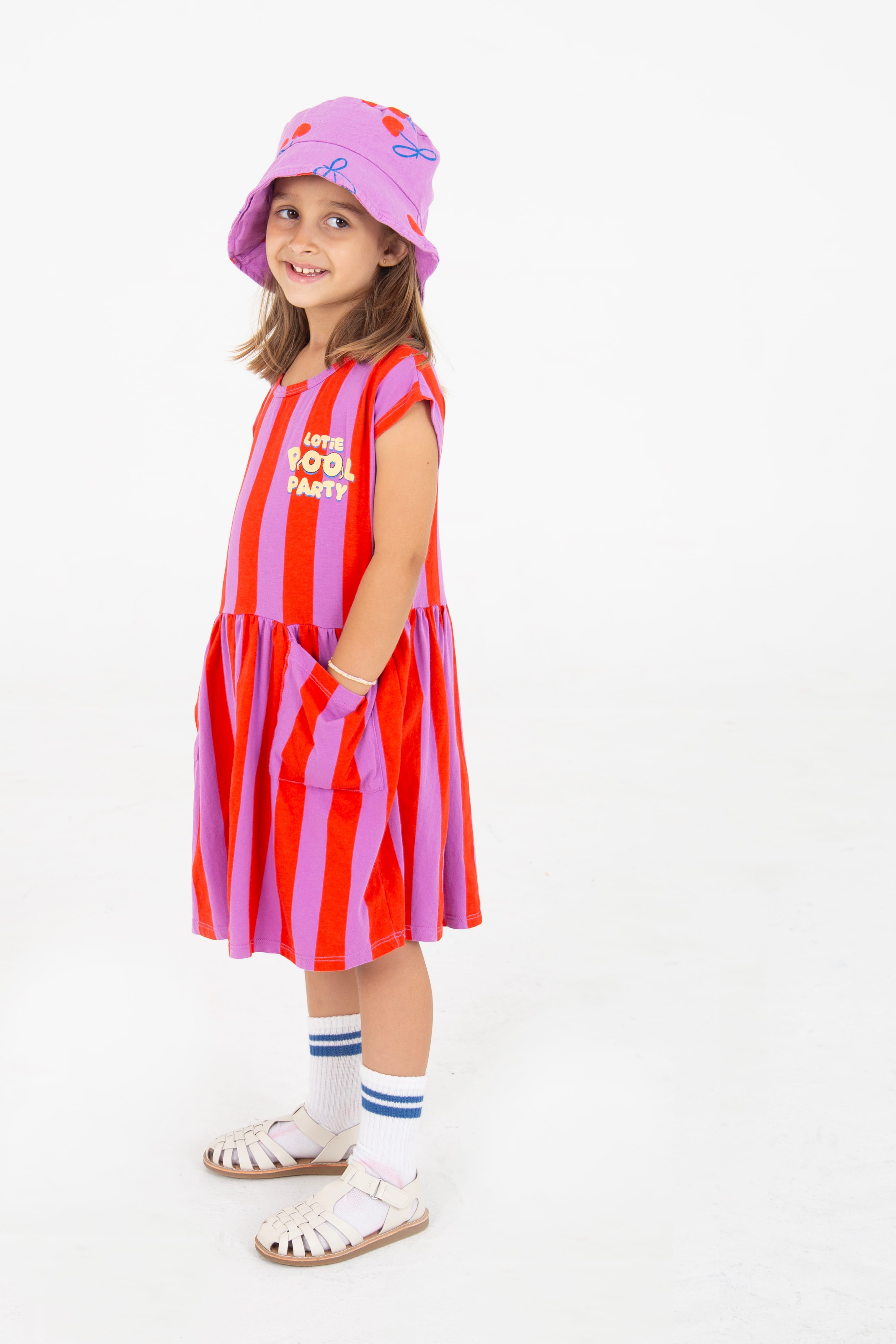 Lötiekids Sleevless Dress magenta