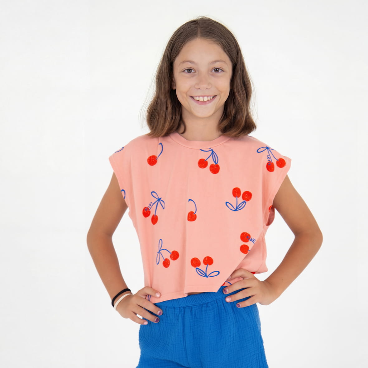 Lötiekids Crop Top Clay Pink