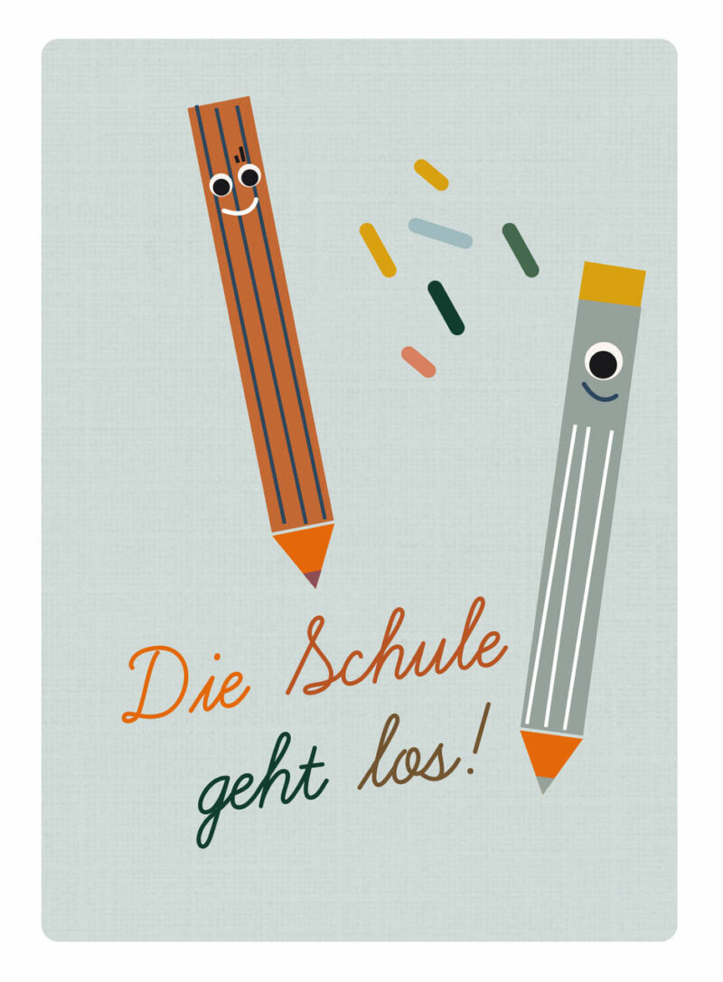 Postkarte 'Schulstart'