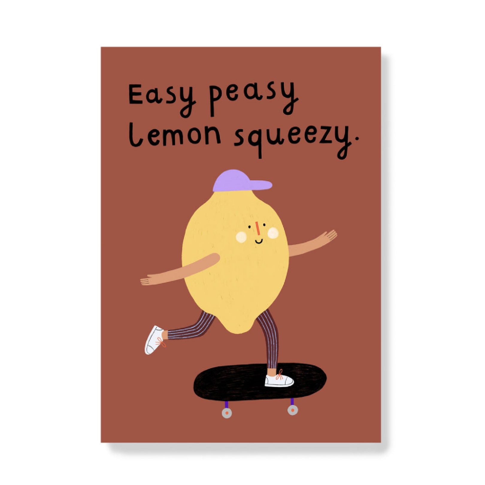 Postkarte 'Easy peasy Lemon squeezy' Anna Katharina Jansen