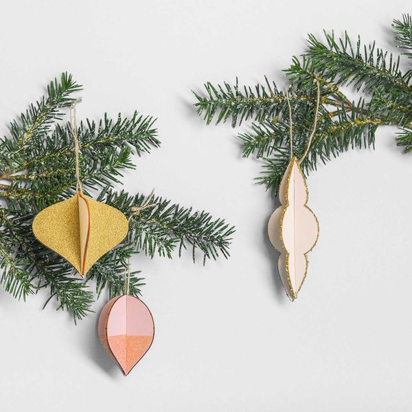 MADE BY ME Steckchristbaumkugeln 'natur'