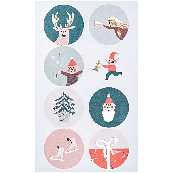 PAPER POETRY Sticker 'Jolly/Classic/Christmas'