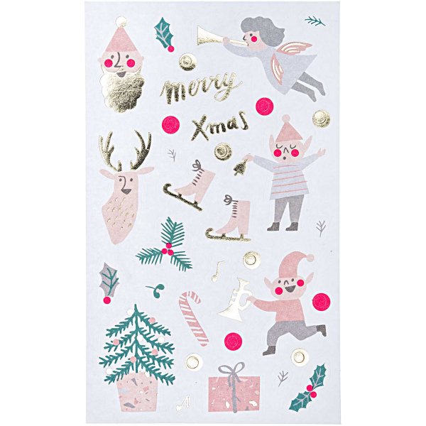 PAPER POETRY Sticker 'Jolly/Pastell/Christmas'