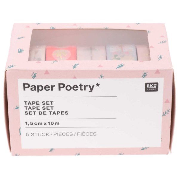 PAPER POETRY Tape Set 'Jolly Christmas Pastell'