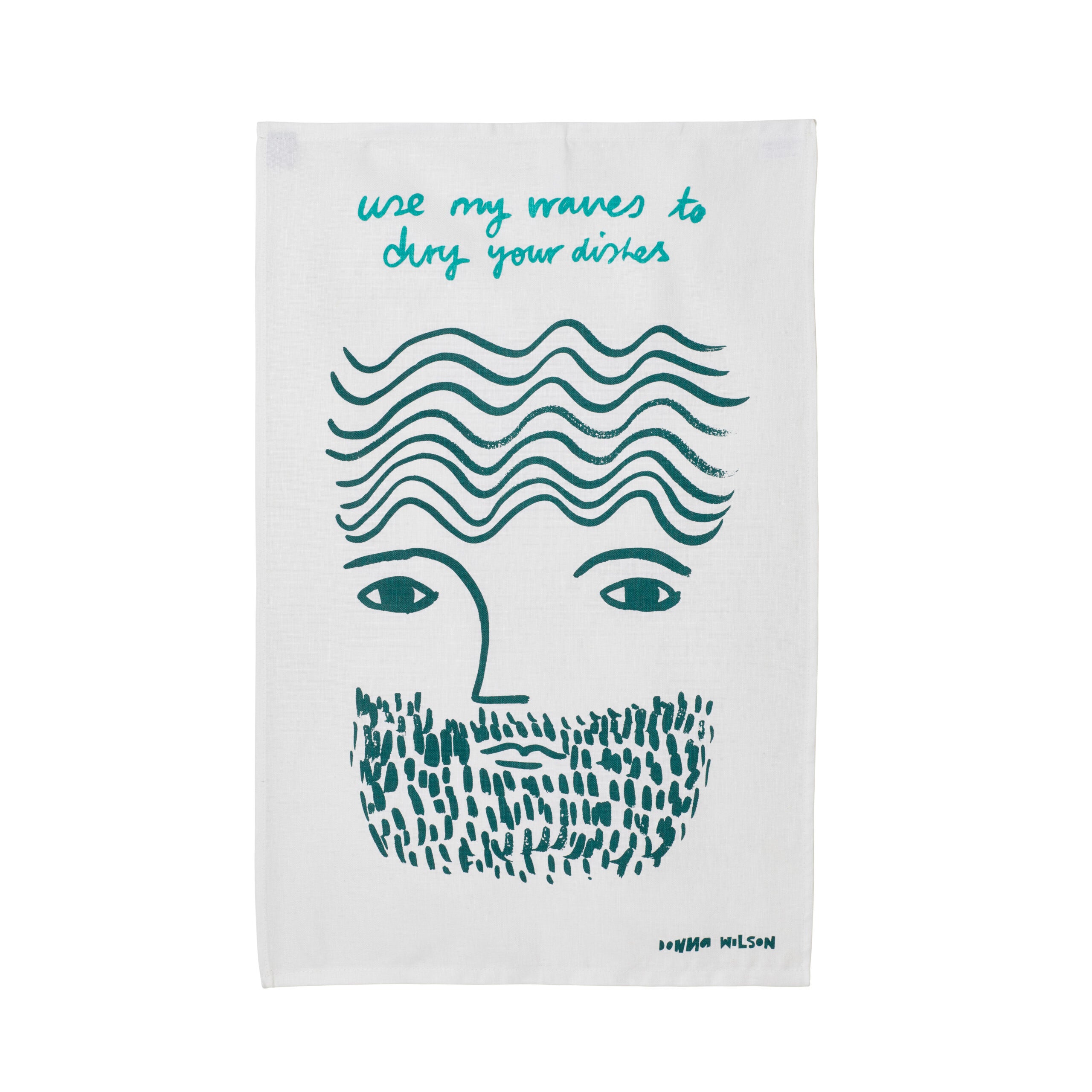 Donna Wilson Geschirrtuch ' Use my waves '